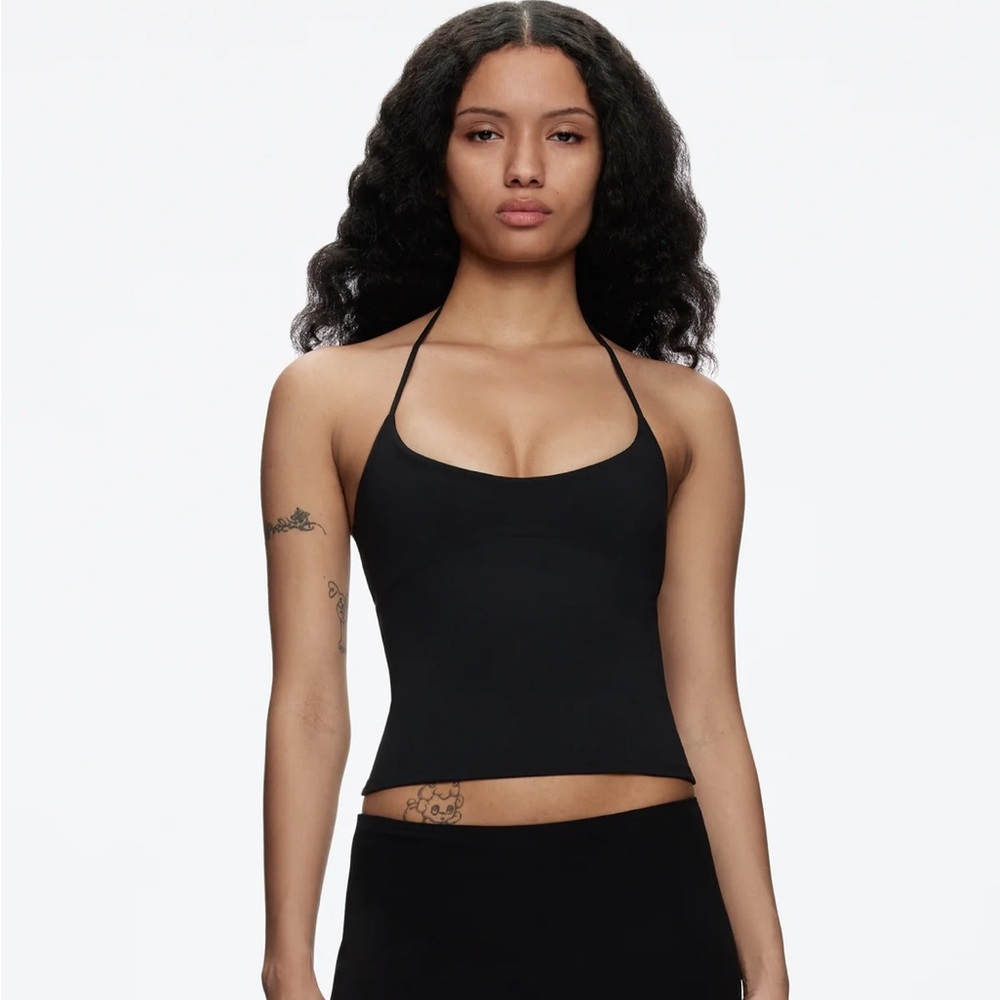 Tank air spill halter top size xs